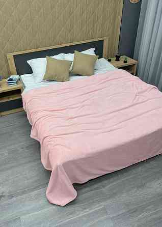 Плед-покривало Decorator WellSoft 150х210 см однотонний Рожевий (87-167) Київ