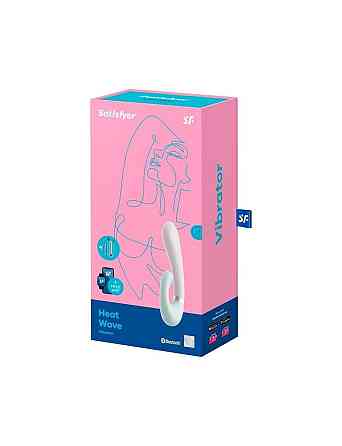 Смарт вібратор-кролик із підігрівом Satisfyer Heat Wave Mint Sex Aura Київ