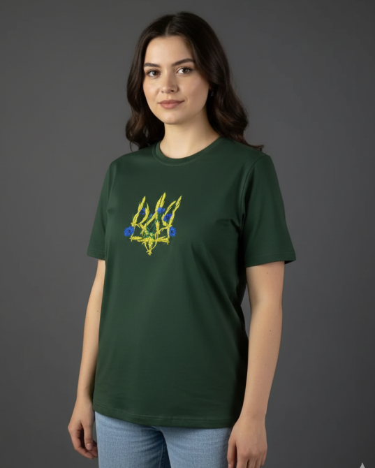 Футболка с Трезубцем (колосья и васильки) 4XL Киев - изображение 1