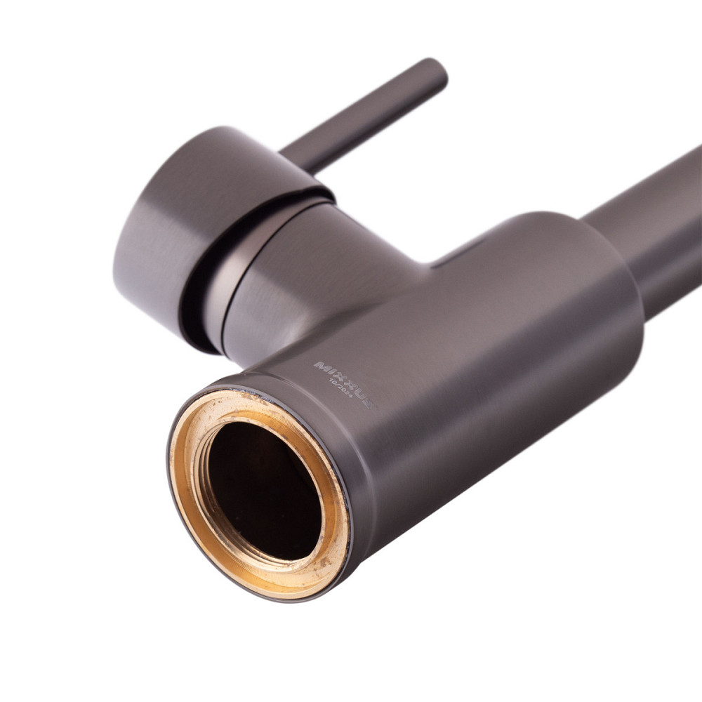 Кухонний змішувач з пружинним виливом Mixxus Premium SPRING 017 GRAPHITE (MI6952) Харків - фото 8