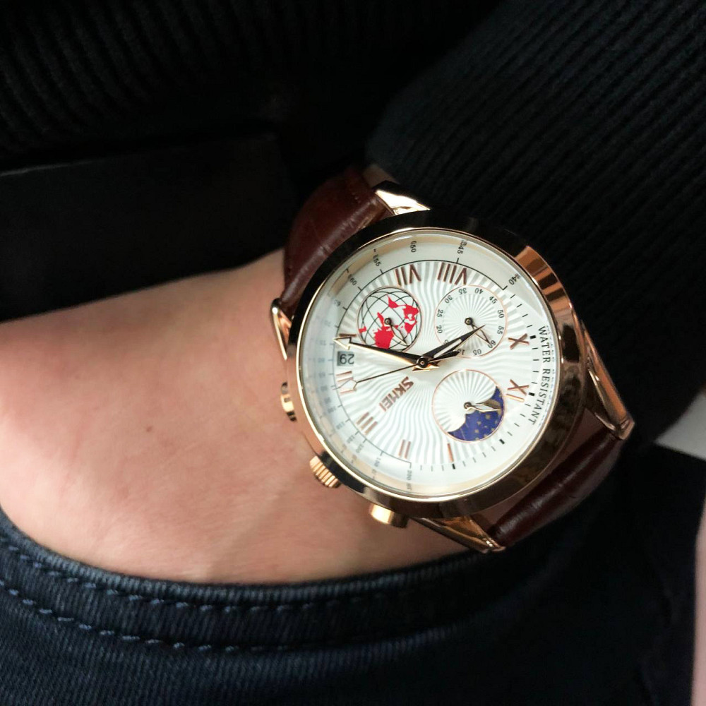 Оригінальні чоловічі наручні годинники хорошої якості SKMEI 9236RGSI, Чоловічі наручні годинники BP-39 Івано-Франківськ - фото 5