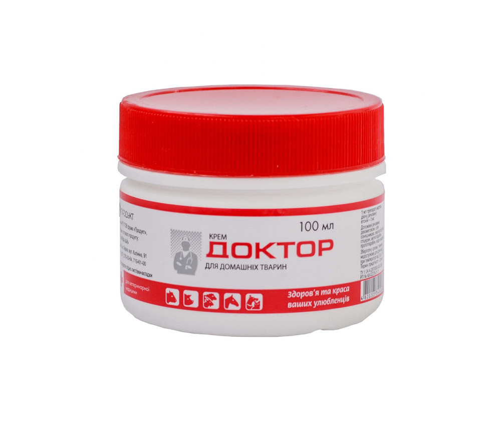 Крем Доктор для домашніх тварин (банка 100 мл), Продукт Вінниця - фото 1