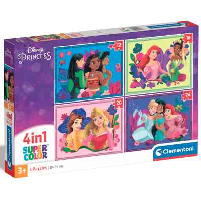 Пазл Clementoni 4 в 1 Princess, 12,16,20 та 24 елементи (21517) Вінниця