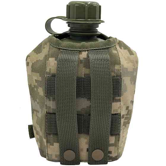 Фляга армійська 1л в чохлі Піксель ММ-14 Cordura 1000 D Киев