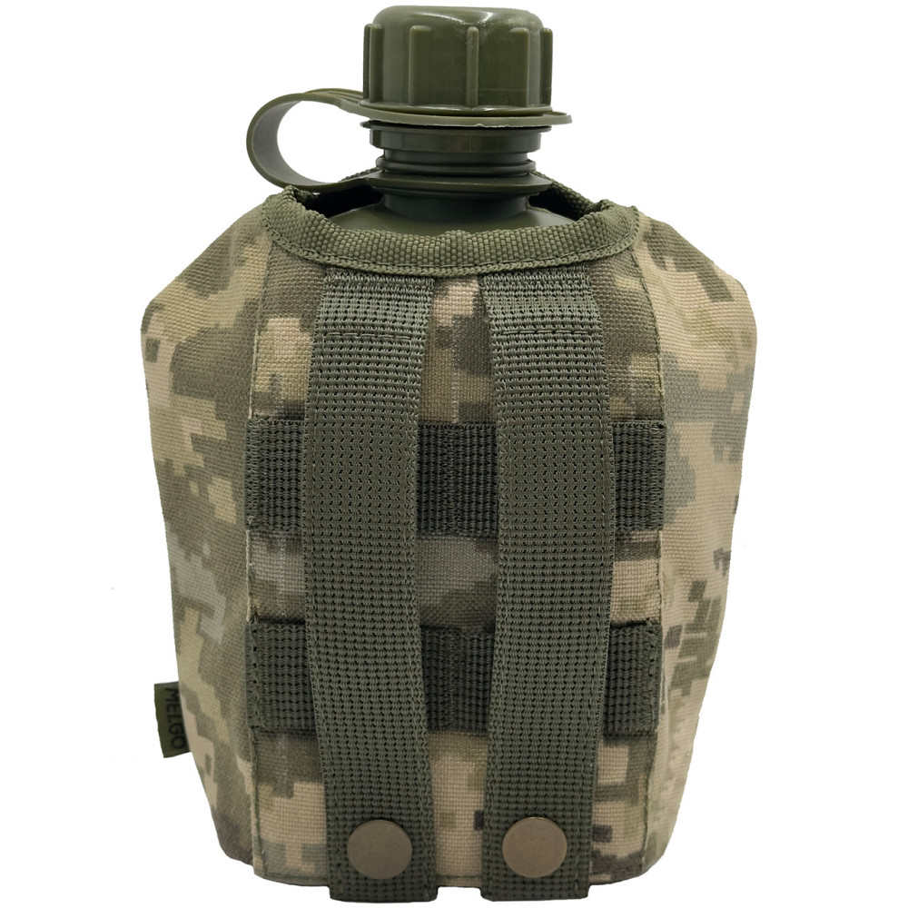 Фляга армійська 1л в чохлі Піксель ММ-14 Cordura 1000 D Запоріжжя - фото 2