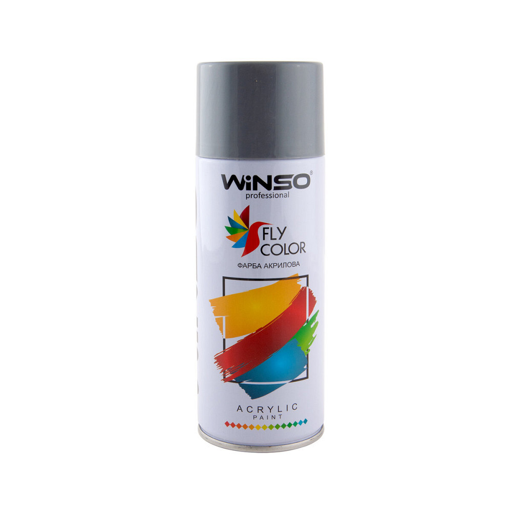 Краска акриловая Winso Spray 450мл светло-серый (LIGHT GREY/RAL7001) Київ - фото 1