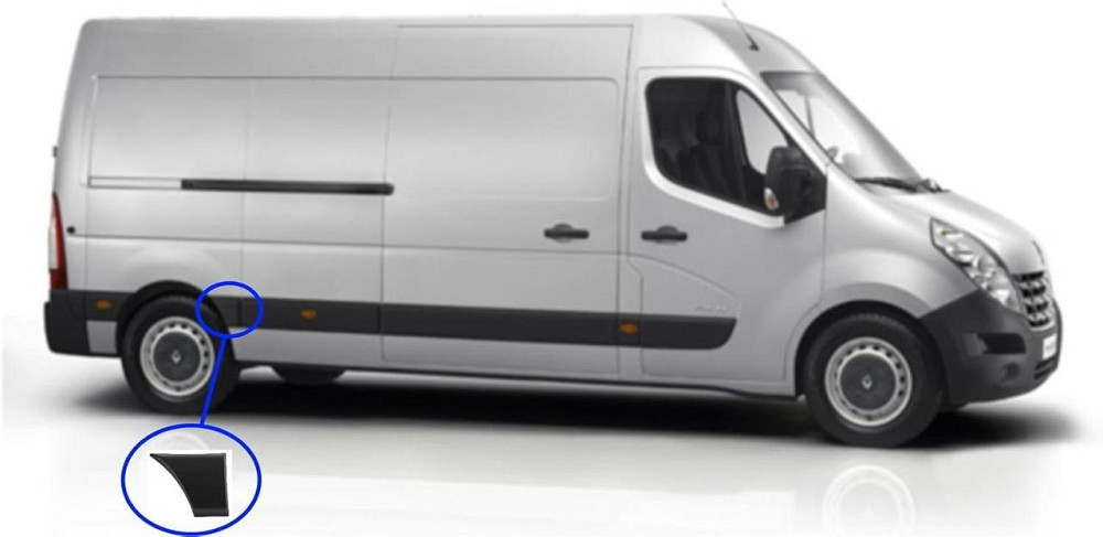 Накладка кузова нижняя GP Nissan NV 400 (768F30004R) Киев - изображение 2