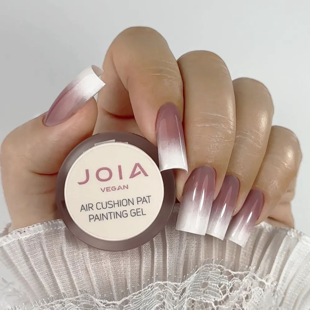 Кушон для ногтей Air Cushion Pat Painting Gel белый JOIA vegan 2 г Киев - изображение 3