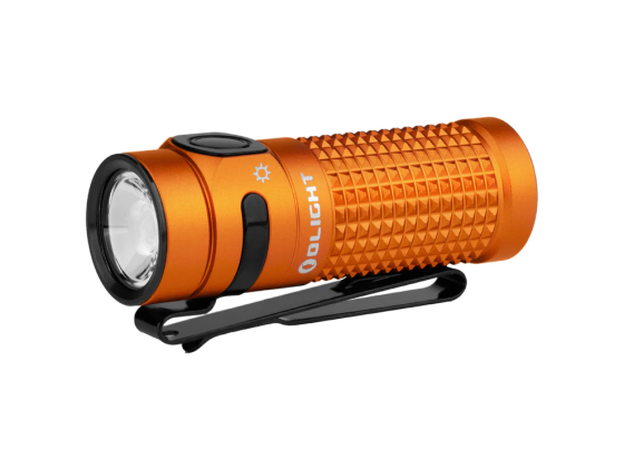 Ліхтар Olight Baton 4 Orange — Потужний EDC ліхтарик 1300 лм, дальність 170 м, магнітна зарядка, IPX-8, акумуляторний Київ