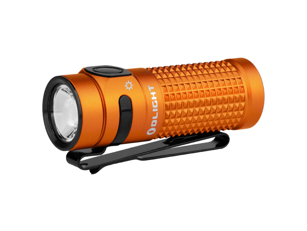 Ліхтар Olight Baton 4 Orange — Потужний EDC ліхтарик 1300 лм, дальність 170 м, магнітна зарядка, IPX-8, акумуляторний Київ - фото 2
