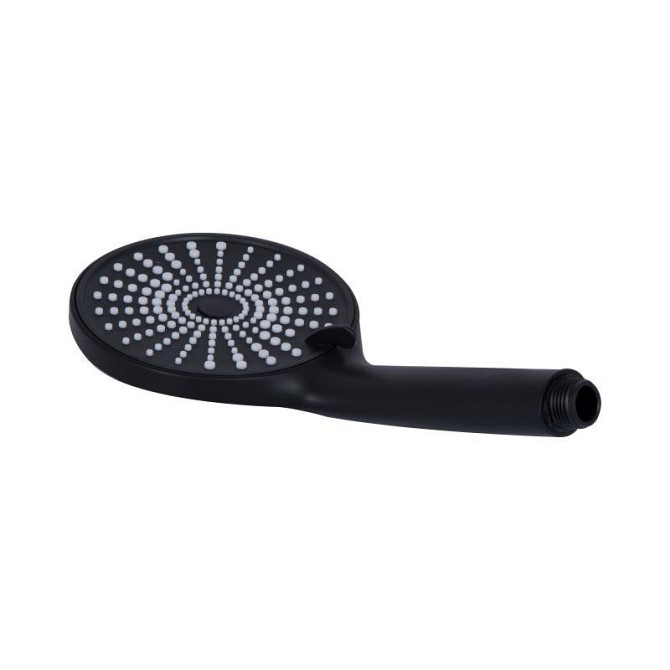 Душевая система для душа Qtap Jay на три потребителя (с изливом) QTJAY111BLM45549 Black Matt, латунь Харьков - изображение 7