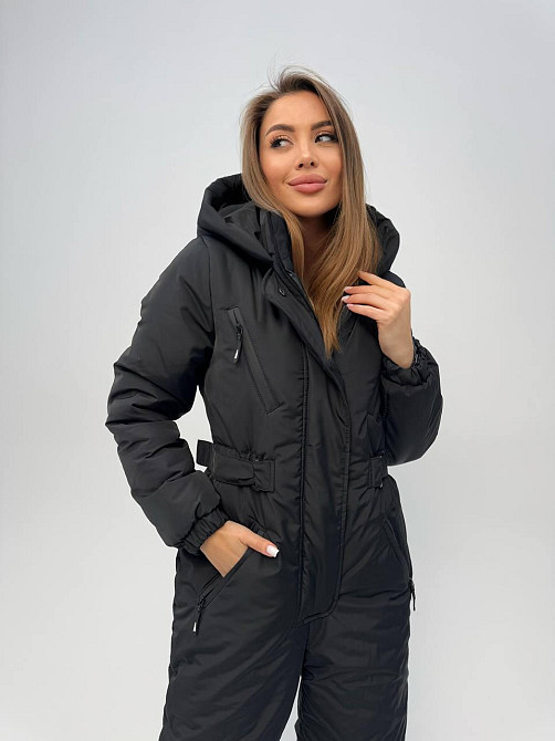 Жіночий теплий комбінезон із плащівки на синтепоні 46/48 Одеса - фото 8