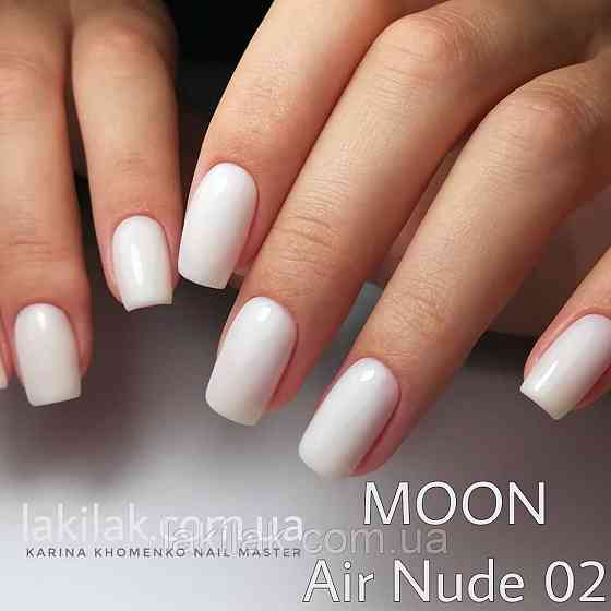 Гель-лак Moon Full Air Nude №02 напівпрозорий білий 8мл Херсон