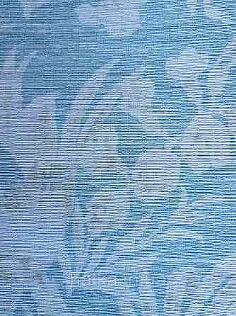 Шпалери флізелінові еко Casadeco Five o'clock 0.53х10 квіти, пальми, листя на бірюзовому під гобелен Київ