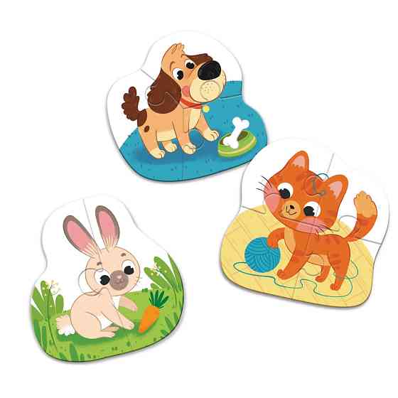 Детский Пазл 3 в 1 