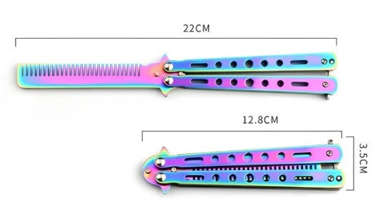 Нож бабочка Расческа Benchmade A523 Днепр - изображение 2