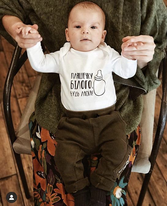Дитячий бодік с принтом - Пляшечку білого, будь ласка! Чернівці - фото 1