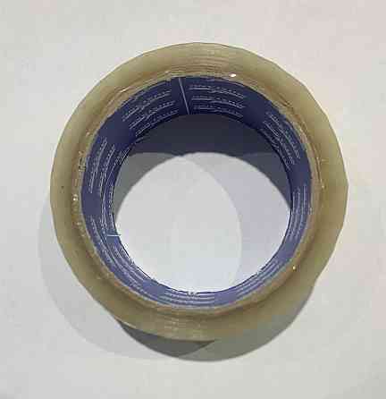 Клейкая лента упаковочная прозрачная MUSTANG 45мм х 50м Ровно