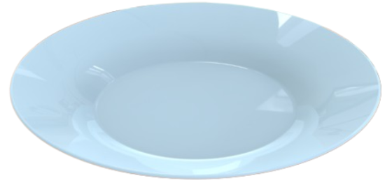 Тарілка супова Luminarc Plumi Paradise Blue (7008763) Київ