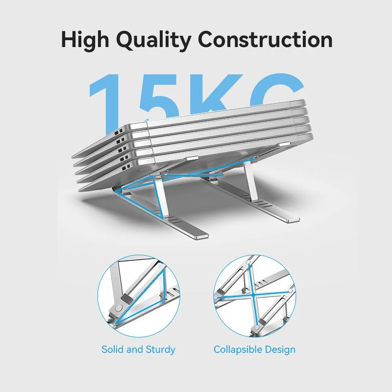 Підставка для ноутбука Laptop X-type Stand Silver Aluminum Alloy Vention Винница - изображение 11