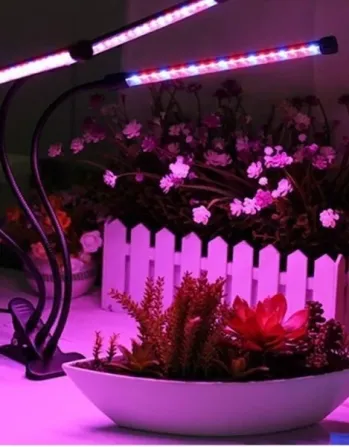 Фітолампа для рослин світлодіодна Plant Grow Light 3 з таймером, розмір S, синій+червоний, синій кол Київ - фото 8