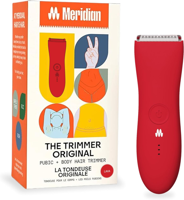 Тример Meridian The Trimmer Original Lava для тіла та бікіні, водонепроникний, керамічне лезо, акумуляторний Київ - фото 3