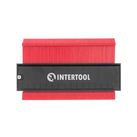 Шаблон для копіювання контуру, 150 мм, ABS, з фіксатором INTERTOOL MT-0015 Київ