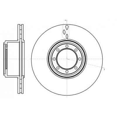 Тормозной диск REMSA 61216.10 Винница