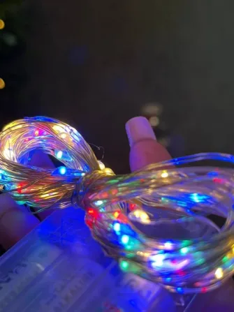 Гірлянда-роса (Copper Wire) 30M-1 внутрішня, пров.: прозорий, 3 м (Різнобарвна) 7741 Київ - фото 3