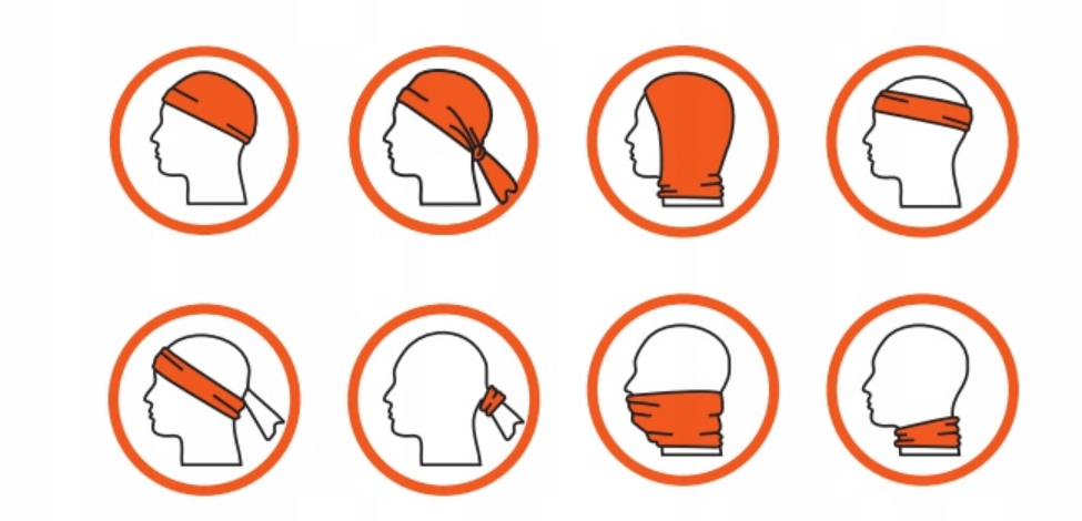 Захисний шарф-бандана Sesto Senso 98-410 Київ - фото 7