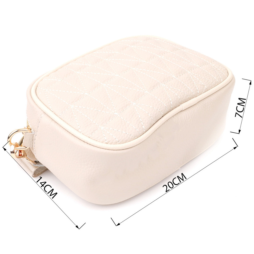 Элегантная женская сумка на каждый день из натуральной кожи Vintage 22904 Белый Киев - изображение 3