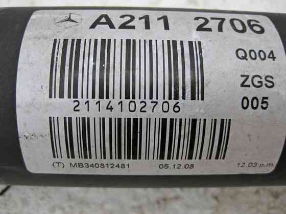 Mercedes-Benz  A2114102706 Задній карданний вал E-Class W211 M272 V6 4matic Одеса