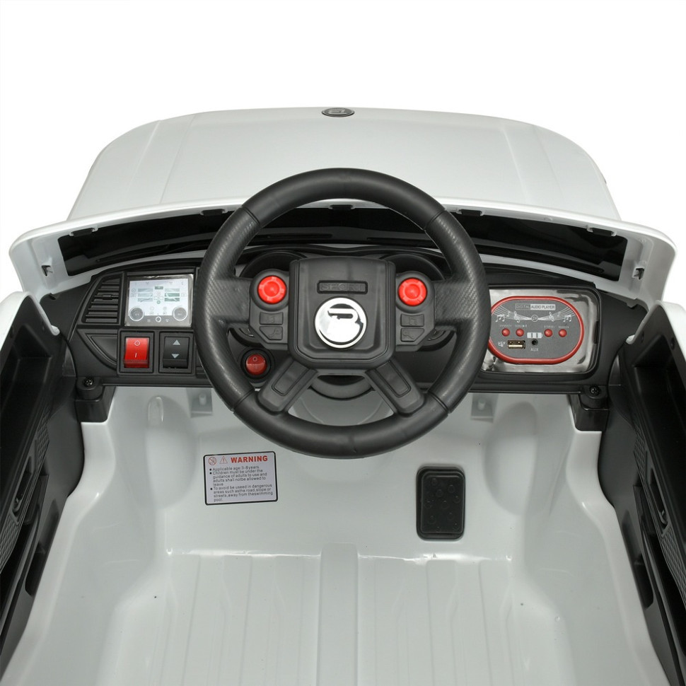 Дитячий електромобіль Джип M 4837EBLR-1 білий до 40 кг Вінниця - фото 3