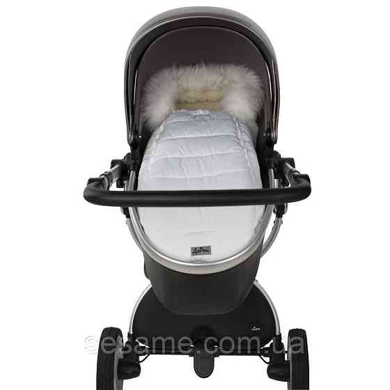 Конверт-Кокон на овчине Baby XS ДоРечі Белый узлісся Харків