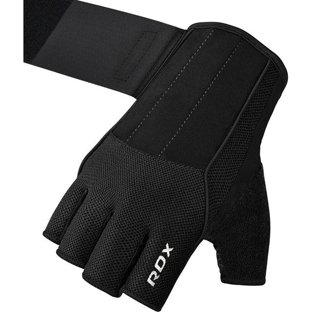 Рукавички для фітнесу RDX  W3 BLACK WITH EVA PADDING-S Каменское - изображение 4