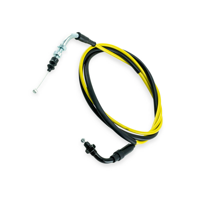 Трос скутер 4 т Китай -50, 60, 80, 125, 150 (гайка-гайка) 1,9 м жовтий газу Мукачево - фото 1