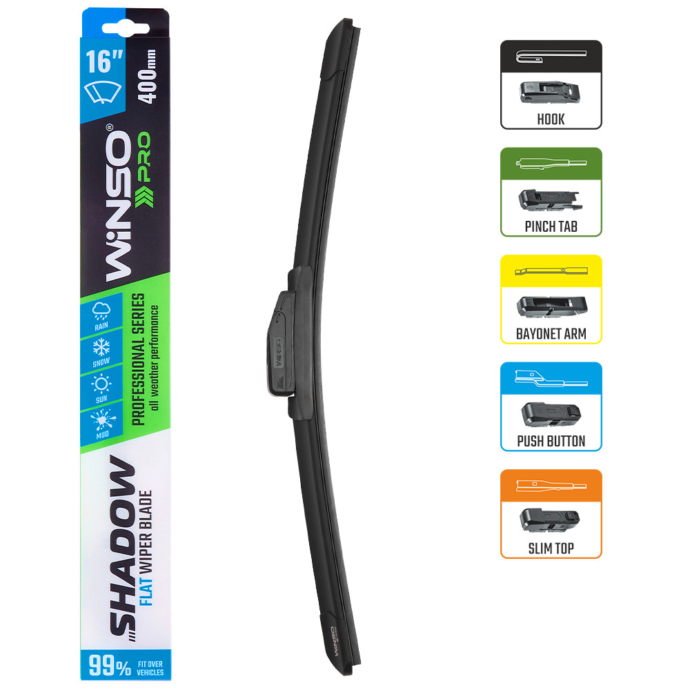 Безкаркасна щітка Winso Pro Shadow 16/400мм Львів - фото 3