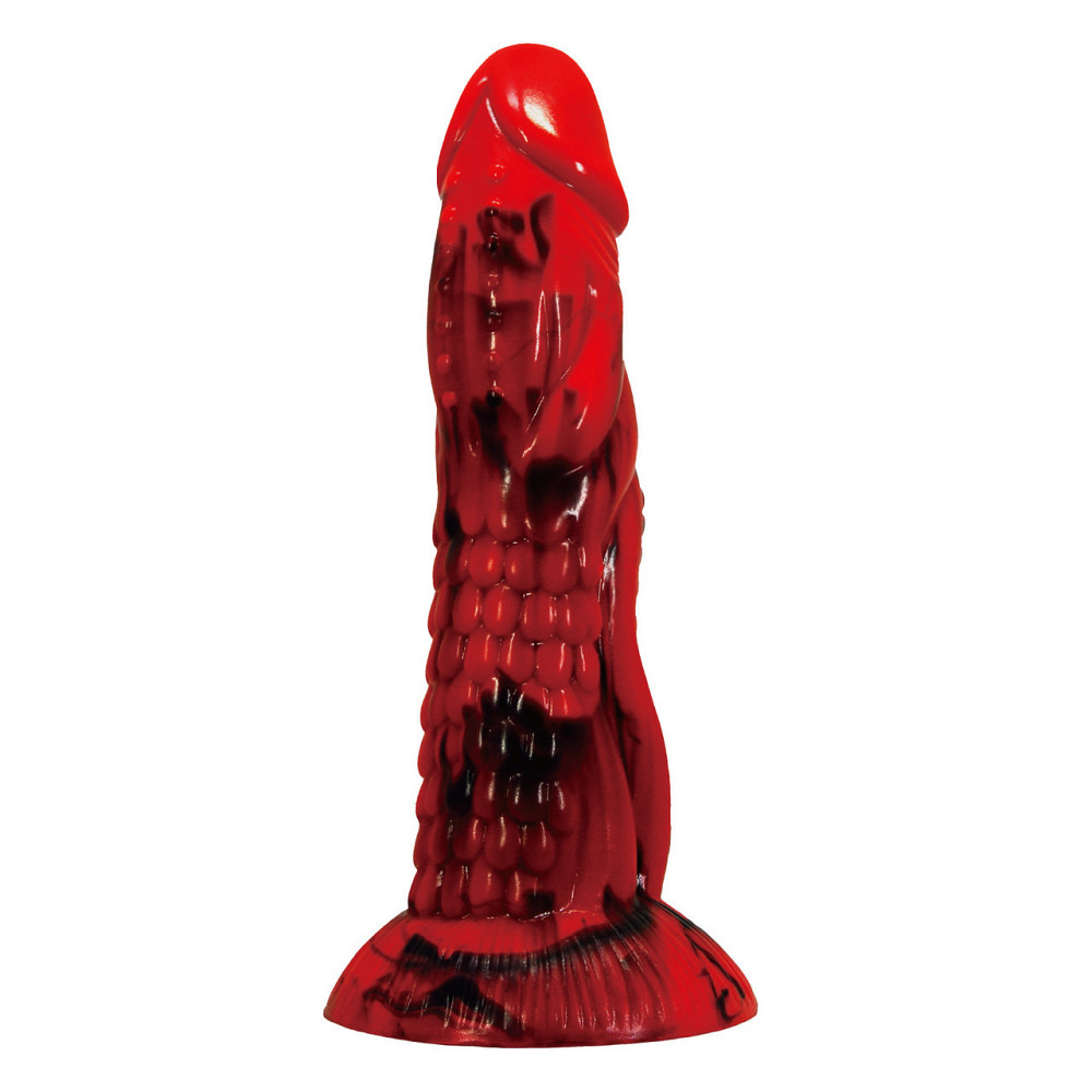 Фаллоимитатор силиконовый Power Monsters Minotaur на присоске, красный, 21 см Sex Aura Киев - изображение 4