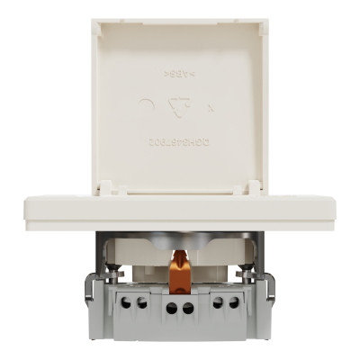 Розетка Schneider Electric ASFORA з кришкою, крем (EPH3100123) Винница - изображение 6