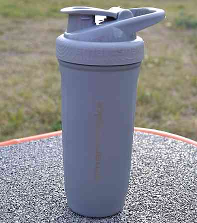 Шейкер спортивний SmartShake металевий Reforce Stainless Steel 30oz/900ml Gray Кам'янське