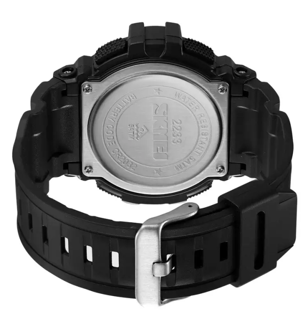 Часы мужские спортивные Skmei 2233 compass с компасом (Черный) Киев - изображение 8