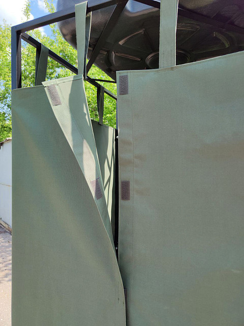 Душ летний дачный уличный разборный для дачи улицы бак 100л, пвх ткань УСИЛЕННЫЙ, душевая кабина Харьков - изображение 8