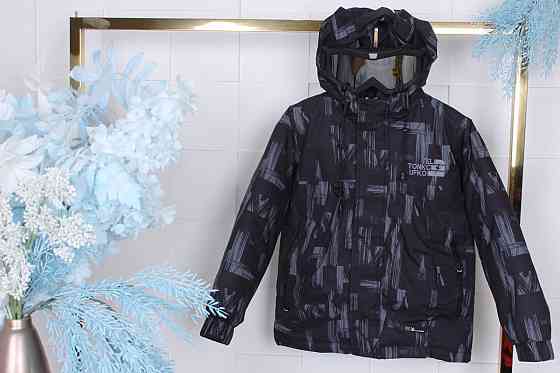 Зимняя куртка на мальчика с очками 128,134 на холофайбере Николаев