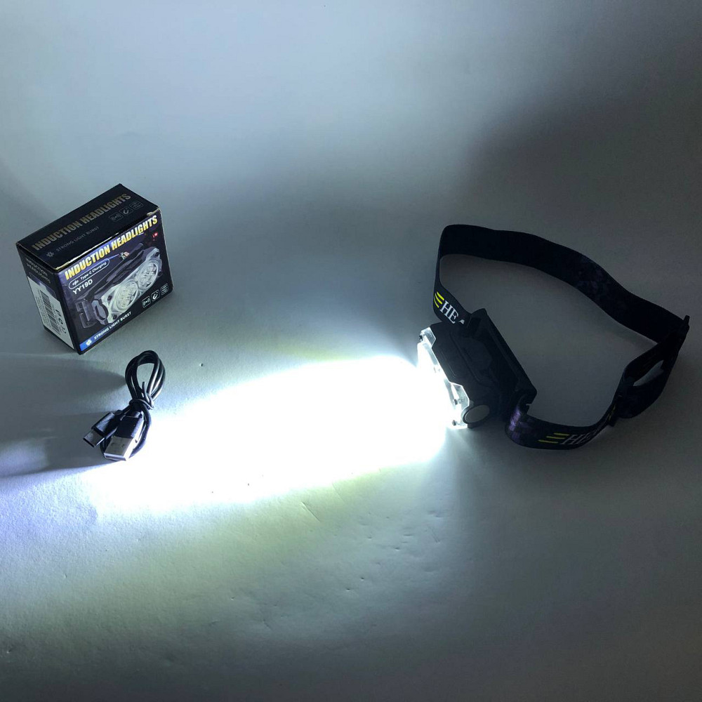 Налобный фонарик bailong YY-19D-6SMD, Яркий светодиодный мощный фонарь, Фонарик на голову для работы DZ-20 Львов - изображение 3