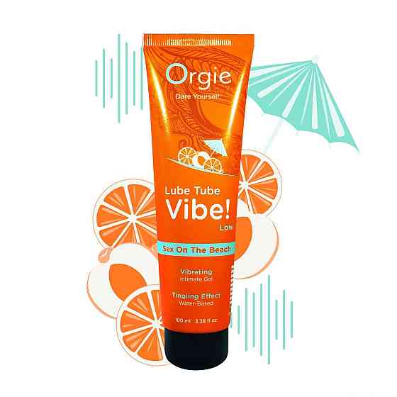 Вібролубрикант Orgie Lube Tube Vibe! Sex On The Beach 100 мл Sex Aura Київ