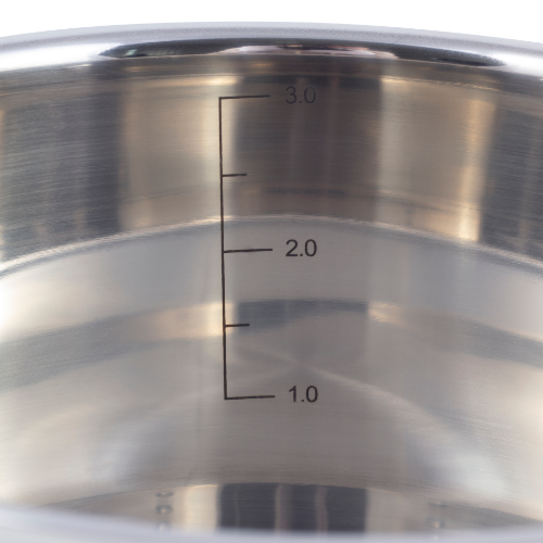 Каструля нержавіюча сталь 3,1л 20*11см з кришкою 5855 KAMILLE Житомир - изображение 5