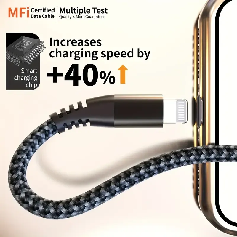 Кабель Type-C Lightning Pavareal Q33PD 1м для iPhone/iPad Київ - фото 4