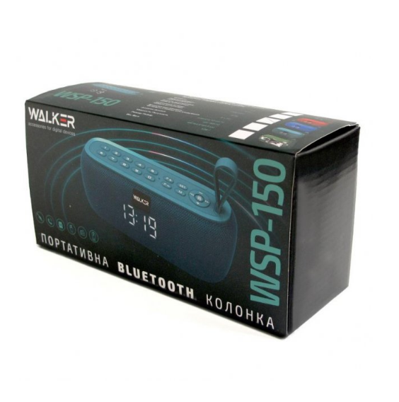 Портативна колонка 10W чорна WALKER WSP-150 Житомир - изображение 3