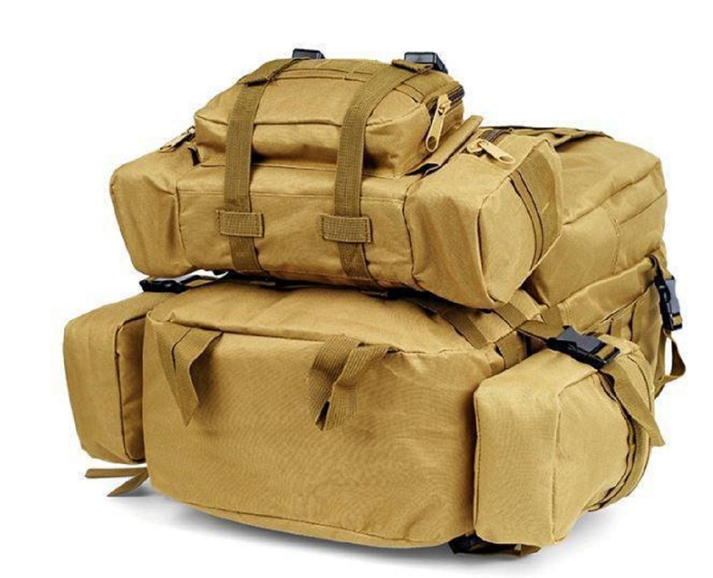Рюкзак тактичний 55 л з підсумками койот Київ - фото 6