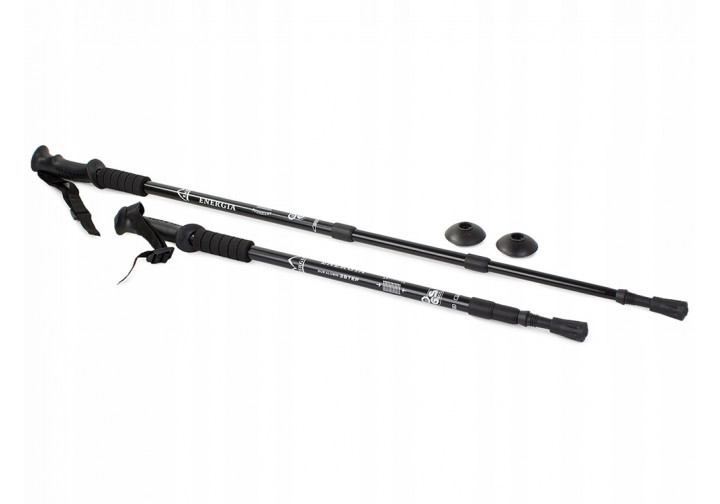 Палиця для скандинавської ходьби EasyFit Energia чорна Коломия - фото 2